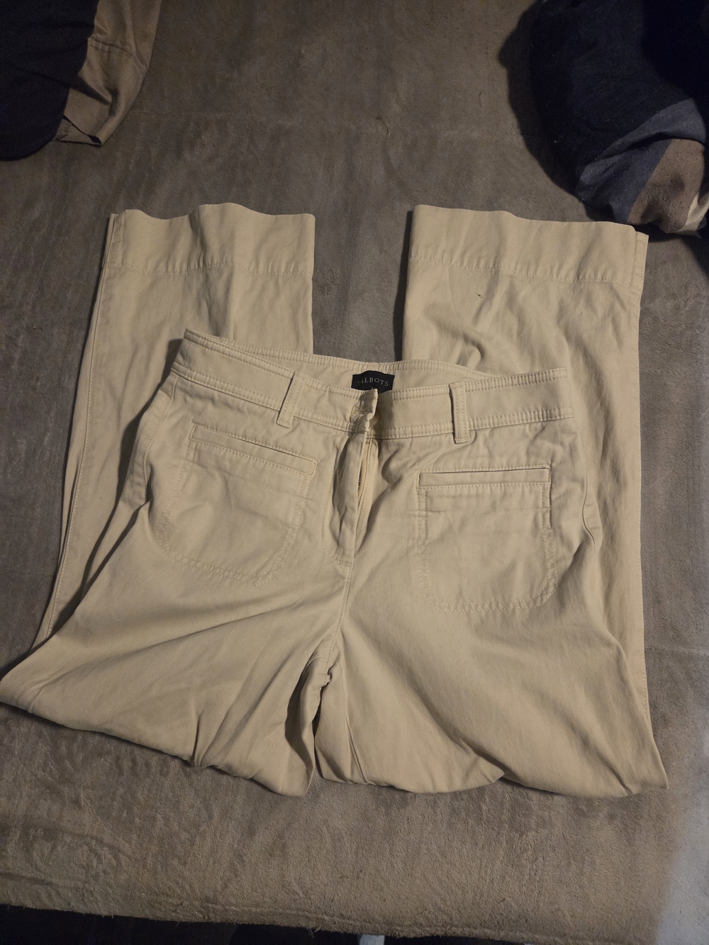 Light Beige Casual Pants